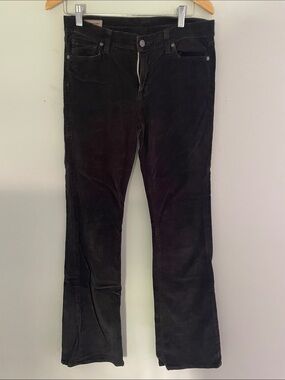 Citizens Of Humanity Black Corduroy Wide Leg Jeans